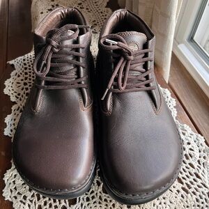 FOOTPRINTS | Birkenstock Original Footbed Laced Brown Leather Dress Shoes